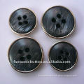 4hole nickel free plastic plating combined button